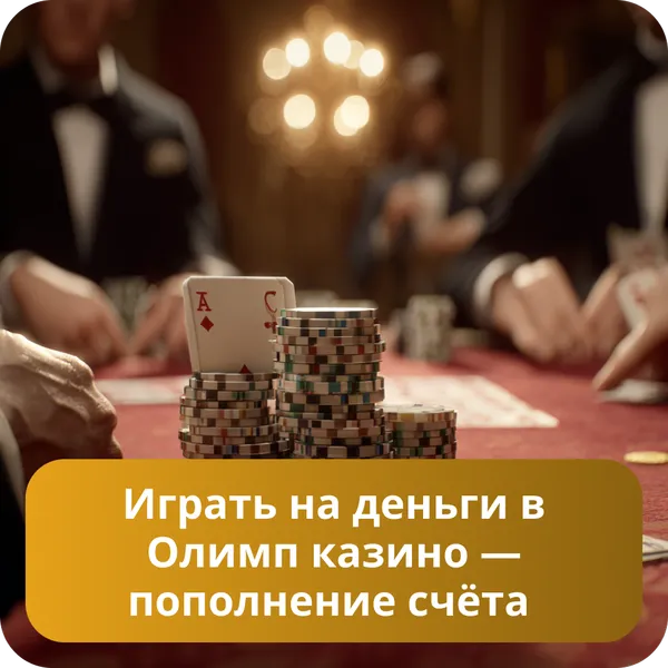 Играть на деньги в Олимп казино — пополнение счёта
